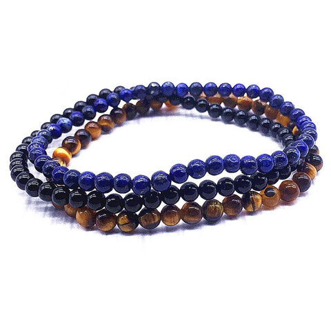 Ensemble de 3 Mini Bracelets "Protection et Confiance"