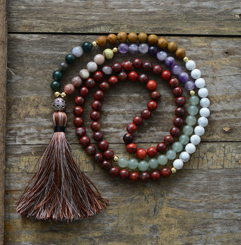 Mala bohème "Alignement" 7 Chakras