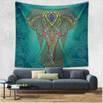 Toile Murale Mandala Éléphant - 7 Styles disponibles