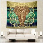 Toile Murale Mandala Éléphant - 7 Styles disponibles