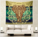 Toile Murale Mandala Éléphant - 7 Styles disponibles