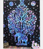 Toile Murale Mandala Éléphant - 7 Styles disponibles